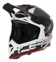 Casco Acerbis Steel Carbon 2206 negro/rojo t-m