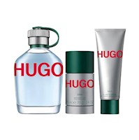 Gift Set Hugo Man Eau de Toilette 125 ml + Desodorante Corporal 75 ml + Gel de d
