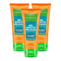 PACK 3 GEL EFECTO MOJADO 200ML PLACENTA LIFE