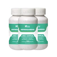 PACK 3 ASHWAGANDHA COMPLEX 900MG NATURA ZENLAB
