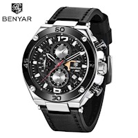 Reloj Hombre BENYAR 5151 Cronógrafos Correa Cuero