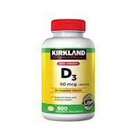 Vitamina D3 50 mcg Kirkland - 600 softgels