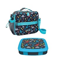 Set Lonchera y Porta Lonchera Bentgo Kids - Dinosaurios