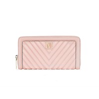 Billetera Mujer Victoria´s Secret Zipper - Rosa