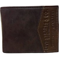 Billetera Marron Bifold de Cuero Levi´s