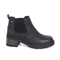 BOTIN MUJER STHEF CASUAL NEGRO 8108