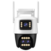 Cámara de Seguridad para Exterior Wifi Doble Lente 360° Full HD SANCI SC-CA1025