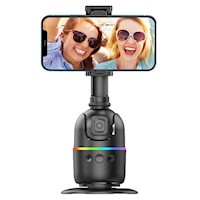 Trípode con Seguimiento de Rostro Automático AI Gimbal Luz RGB TK-P03