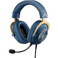Logitech Auriculares G Pro X LOL Gamer Blue VOCE DTS 7.1 - 981-001105