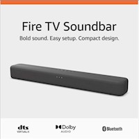 Barra de sonido Amazon Fire TV (Barra solo de audio. No incluye Alexa )