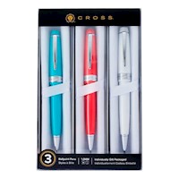 Set de regalo de 3 bolígrafo Bailey Light colores tropicales, Cross
