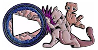 Pin Broche Metálico Mewtwo & Mew Contorno New Era