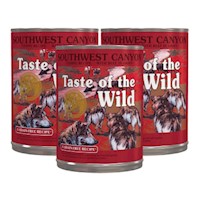 Comida Enlatada Perros Taste of the Wild Jabalí 390g x3un