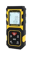 Medidor De Distancia Láser Industrial 40m Crossmaster - Amarillo