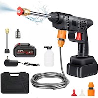 Hidrolavadora Alta Presión Inalámbrica Auto Hidrojet Lavado 90V