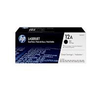 Toner Hp 12Ad Q2612Ad Negro (Pack 2 Q2612A)