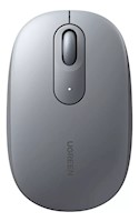 MOUSE UGREEN INALAMBRICO USB PORTATIL ERGONOMICO - 2400 DPI  - GRIS
