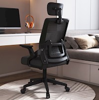 Silla Ejecutiva Giratoria Reposa Cuello Ajustable Soporte Lumbar Oficina N/N