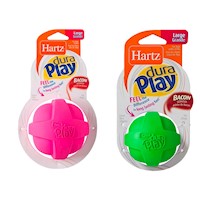 Juguete para Perro Hartz Dura Play Pelota Goma Con Campana L