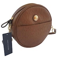 Cartera Crossbody Tommy Hilfiger Circular - Marron
