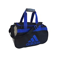 Maletin Deportivo Adidas Diablo Small II Duffel - Negro y Azul