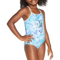 Ropa de Baño Hurley Hyper Para Niña Blue Tie Dye - Celeste