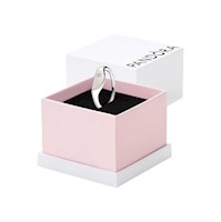 Anillo de plata PANDORA sello esmaltado y circonita cúbica