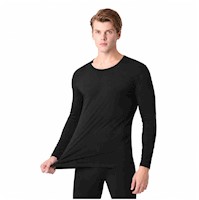 Polo Calentador Térmico Spandex Manga Larga Para Hombre XXL