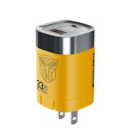 ADAPTADOR 33W TRANSFORMERS CARGA RAPIDA - AMARILLO