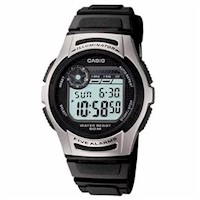 Reloj Deportivo Digital para Hombre Casio con Correa de Resina Negra W213-1AV