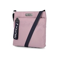 Cartera Crossbody Nautica Diver Nylon - Lilac Rosa