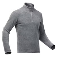 Forro polar de montaña y trekking Hombre Quechua MH100 - Gris