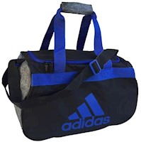 Maletin Deportivo Adidas Diablo Small Ii Duffel - Azul y Gris