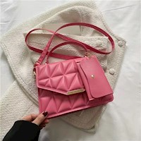 Cartera con Mini monedero 2 en 1 Cuero Sintetico Con Broche