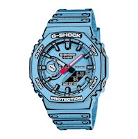 Reloj G-SHOCK GA-2100MNG-2A Resina Hombre Azul