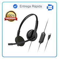 Audífono con Micrófono Creative HS-220 USB-A 30mm Noise-Cancelling  Negro