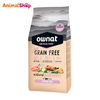 Alimento Gato Esterilizados Ownat Just Libre De Granos 1Kg