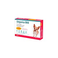 SIMPARICA TRIO 03 MG GOLD (1.3 A 2.5 KG) X3TAB