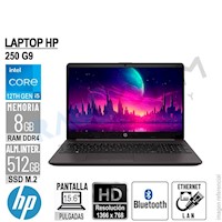 Laptop HP 250 G9 15.6" HD Intel Core i5-1235U RAM 8GB-DDR4 512GB-SSD FREEDOS