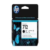 Cartucho de Tinta HP 712 Negro 80 ml Original 3ED71A para DesignJet