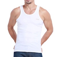 BVD Fila - Camiseta Atlética - Blanco