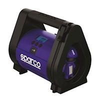 Sparco Set Compresor de aire + medidor de presion digital SPT160
