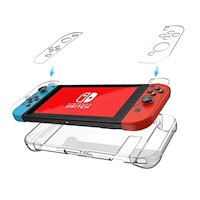 Case Nintendo Switch Transparente 5 Piezas Rígido