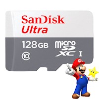 Memoria 128GB Nintendo Switch MicroSDXC UHS-I 100MBs Gris