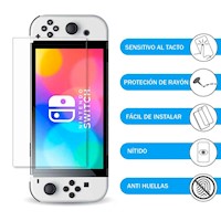 Mica de Vidrio para Nintendo Switch OLED Templado