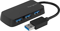 Targus HUB 4-PORT USB 3.0 Black Gris OEM - ACH124US