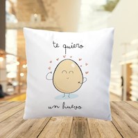 Almohada ´´Te quiero un huevo´´