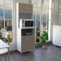 Mueble De Cocina Kitchen 54 - Blanco / Rovere