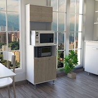 Mueble De Cocina Kitchen 54 - Blanco / Rovere, Marca: TUHOME