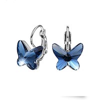 Aretes Mariposa Azul